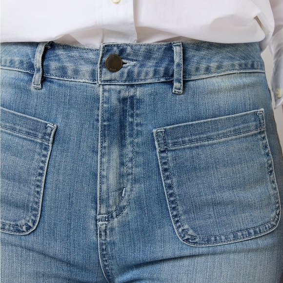 Ann Mashburn Coco Patch Pocket Jean in "7-Year Indigo Stretch Denim" Size 32 - Picture 5 of 16